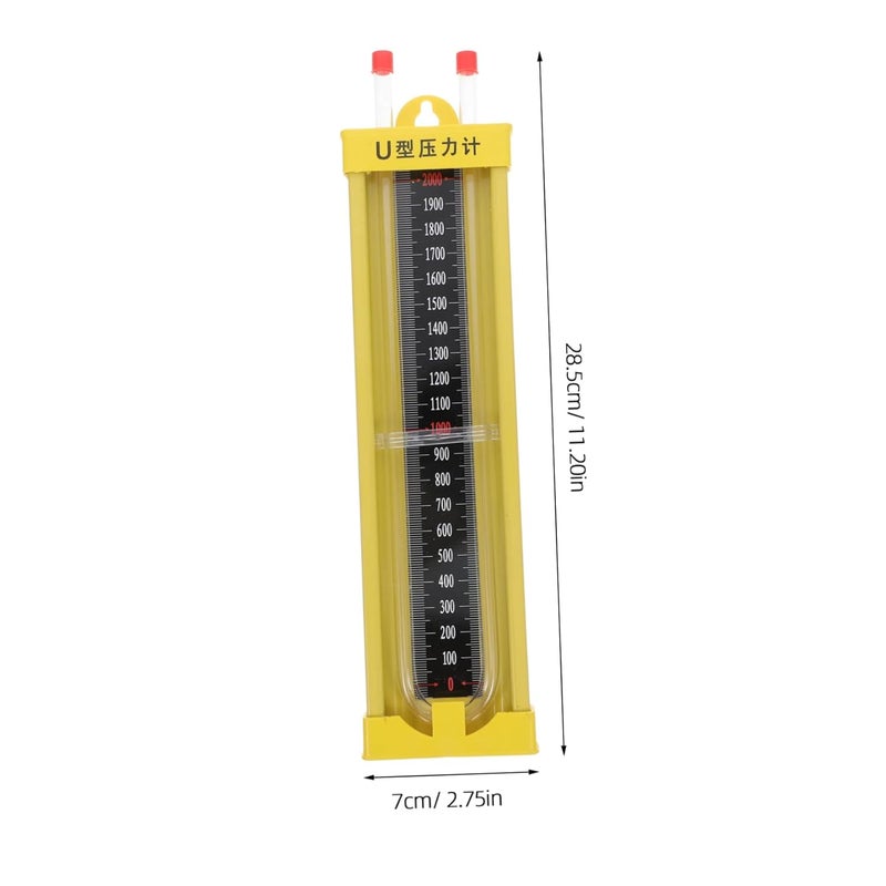 U Shaped Water Pressure Gauge Manometer Vacuum Tester for Pipeline Device - Image 2